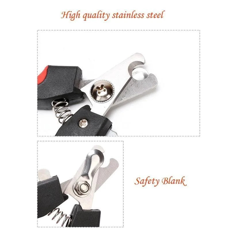 Professional Pet Nail Clippers for Dogs, Cats, and Small Animals - Safe, Sharp, and Easy to Use Grooming Tool