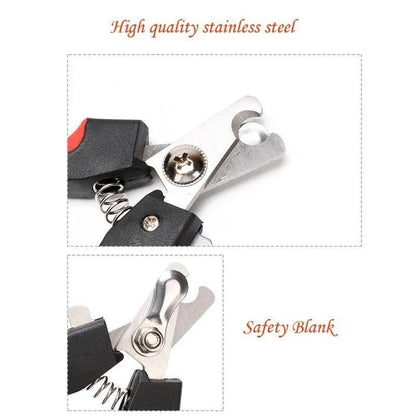 Professional Pet Nail Clippers for Dogs, Cats, and Small Animals - Safe, Sharp, and Easy to Use Grooming Tool