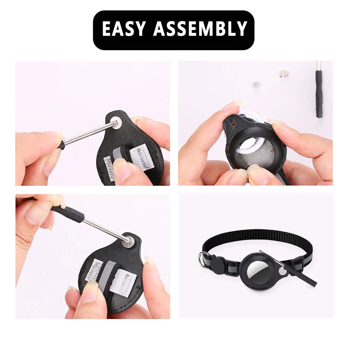 Discover the Ultimate Cat AirTag Holder Collar - Breakaway Safety, Reflective Design, and Waterproof Comfort for Your Feline Friend!